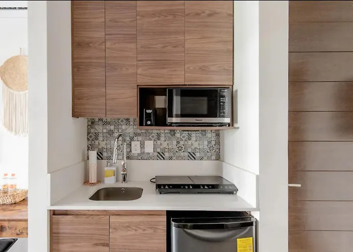 Apartamento Loft Con Balcón Privado, Estacionamiento Gratis - Un Oasis En Cabos Cabo San Lucas